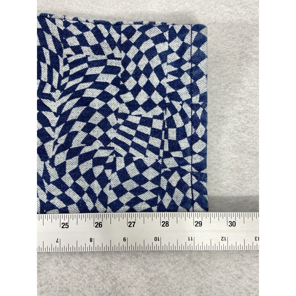 Levi's Jeans Women's 27x30 Blue Mid Rise Straight Denim Geometric New - Picture 13 of 13
